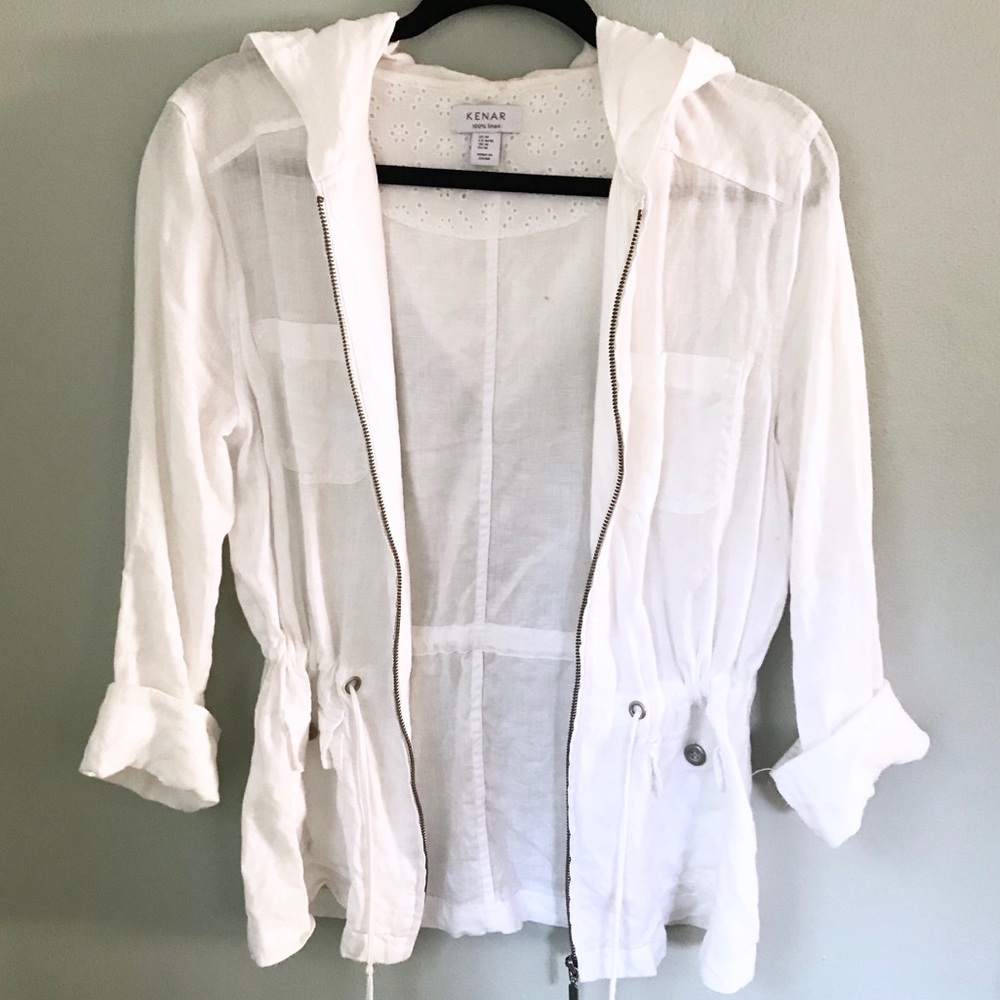 White Linen Jacket